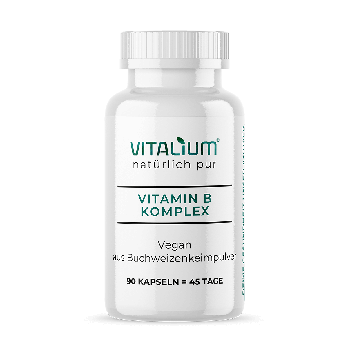 Vitamin B Komplex von meinVitalium, Dose mit veganen Kapseln