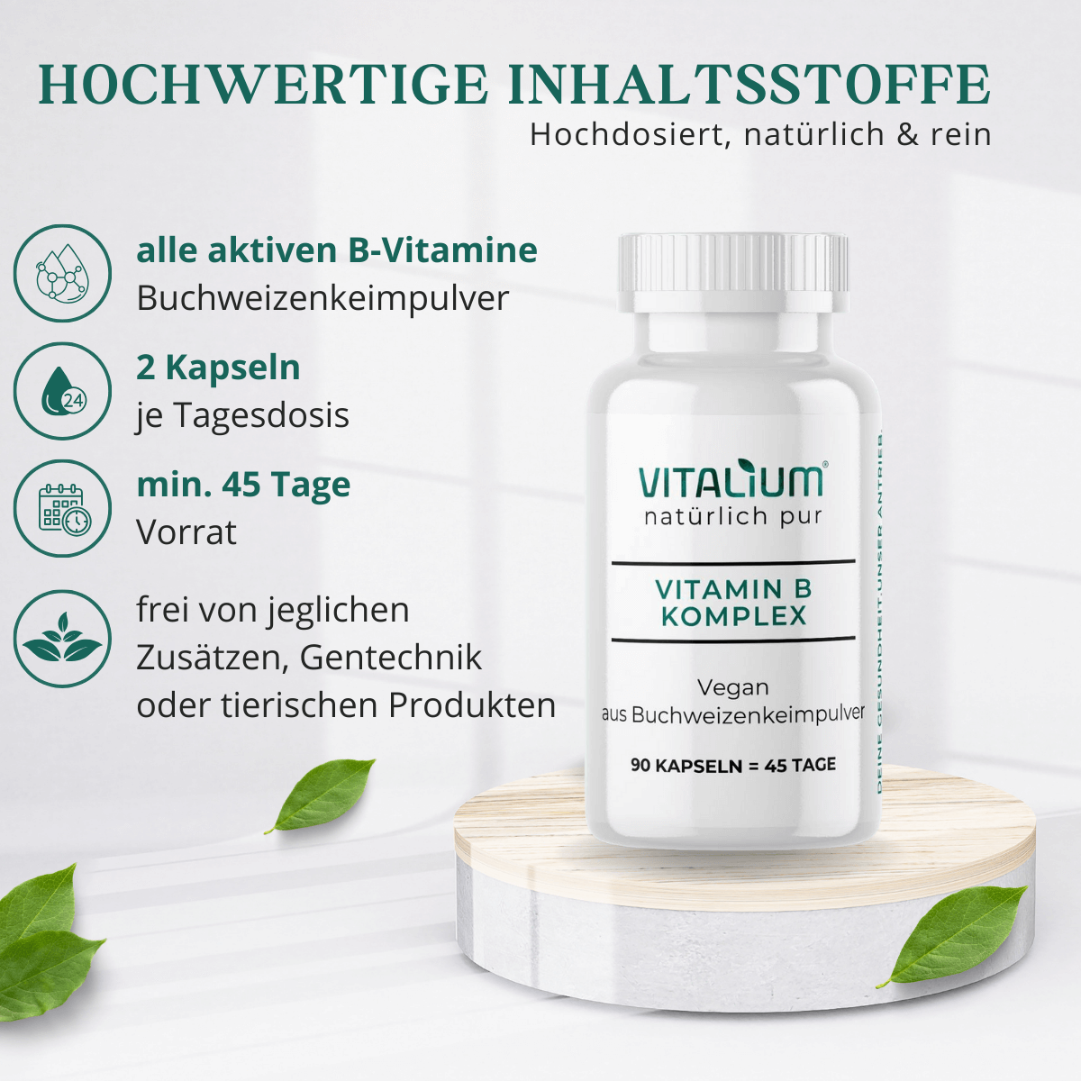 Vitamin B Komplex: Inhaltsstoffe und Verzehrempfehlung im Überblick