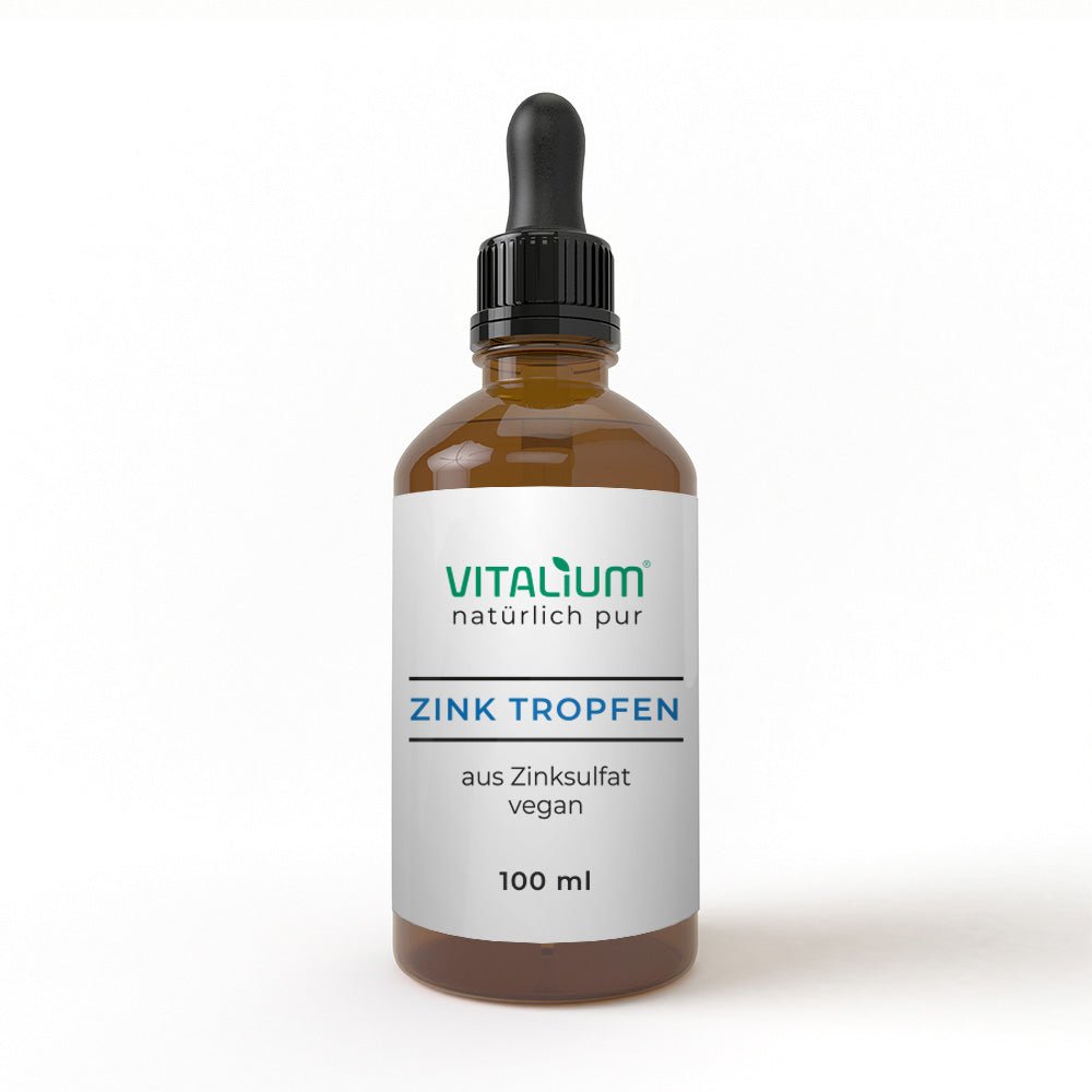 Zink Tropfen von meinVitalium, 100-ml-Braunglasflasche mit Pipette