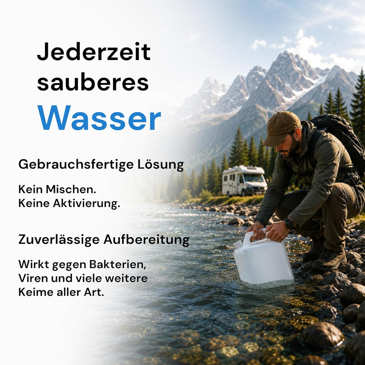 CDL2go zur Desinfektion von Wassertanks