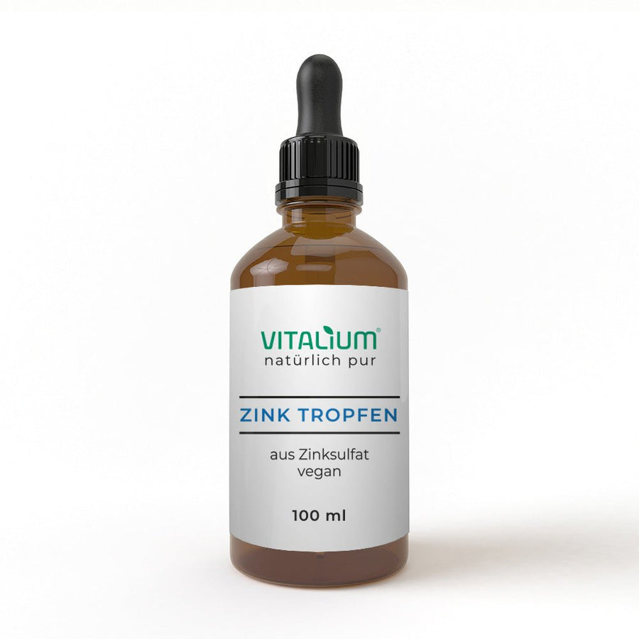 Zink Tropfen von meinVitalium, 100-ml-Braunglasflasche mit Pipette